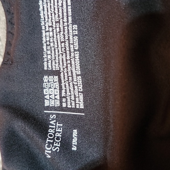 VICTORIA SECRET 2020 BLACK MESH CRISS-CROSS HIGH-WAISTED LEGGINGS - Picture 12 of 15